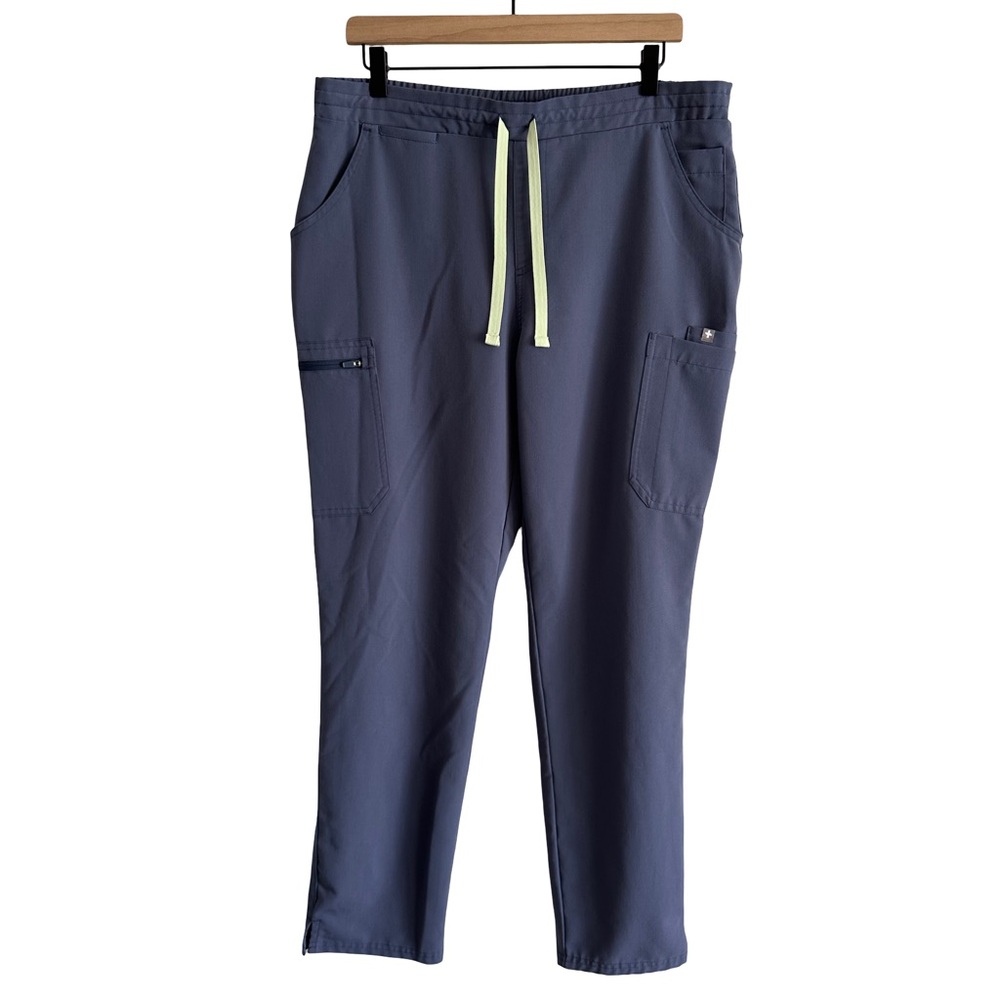 Figs Yola Elastic Waistband Skinny Scrub Pants Bottoms Space Navy 1.0 OG TW2000